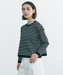 シアーフォルムニット ボーダー