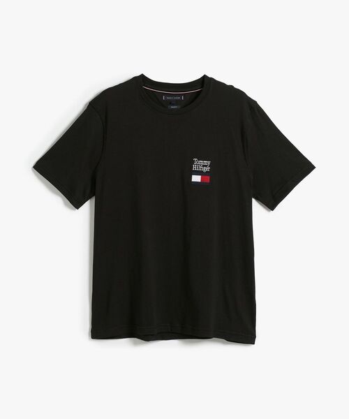 TOMMY HILFIGER（トミーヒルフィガー）の「BRAND LOVE TEXT STACK TEE（Tシャツ/カットソー・メンズ・レッド/ホワイト/ブラック・LARGE/SMALL/MEDIUM/X-LARGE）」の7枚目の写真