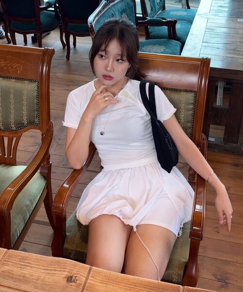 Kijun（キジュン）の「Puff Layered Shorts Off-White（その他パンツ・レディース・その他・SMALL/MEDIUM）」の7枚目の写真