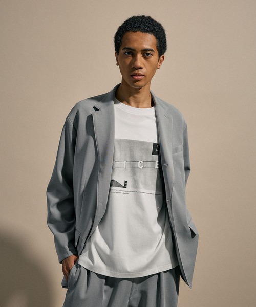 niko and...（ニコアンド）の「[NUMERALS]SOFT TAILORED JACKET（テーラードジャケット・メンズ・ブラック/グレー・LARGE/MEDIUM）」の8枚目の写真