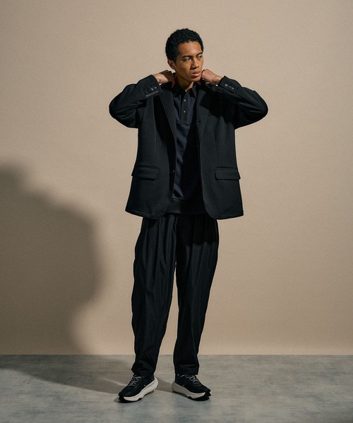niko and...（ニコアンド）の「[NUMERALS]SOFT TAILORED JACKET（テーラードジャケット・メンズ・ブラック/グレー・LARGE/MEDIUM）」の11枚目の写真