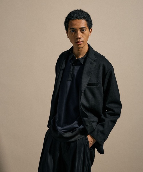 niko and...（ニコアンド）の「[NUMERALS]SOFT TAILORED JACKET（テーラードジャケット・メンズ・ブラック/グレー・LARGE/MEDIUM）」の13枚目の写真