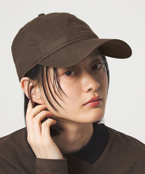 NEW ERA（ニューエラ）の「【別注】＜NEW ERA＞920 コットン麻 キャップ（キャップ・レディース・ダークブラウン/ブラック/オフホワイト/ベージュ・FREE）」の4枚目の写真