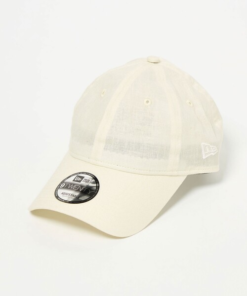 NEW ERA（ニューエラ）の「【別注】＜NEW ERA＞920 コットン麻 キャップ（キャップ・レディース・ダークブラウン/ブラック/オフホワイト/ベージュ・FREE）」の2枚目の写真
