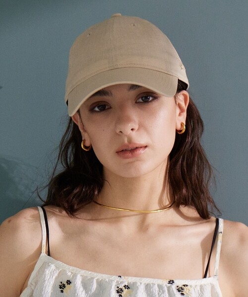 NEW ERA（ニューエラ）の「【別注】＜NEW ERA＞920 コットン麻 キャップ（キャップ・レディース・ダークブラウン/ブラック/オフホワイト/ベージュ・FREE）」の12枚目の写真