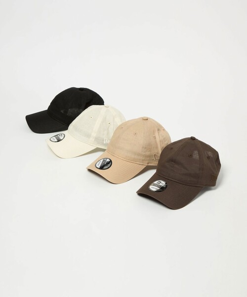 NEW ERA（ニューエラ）の「【別注】＜NEW ERA＞920 コットン麻 キャップ（キャップ・レディース・ダークブラウン/ブラック/オフホワイト/ベージュ・FREE）」の11枚目の写真