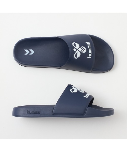 hummel（ヒュンメル）の「hummel/ヒュンメル HML ESSENTIAL POOL SLIDE（サンダル・レディース・ブラック/ネイビー・23cm/24cm/25cm/25.5cm/26.5cm/27cm/28cm）」の10枚目の写真