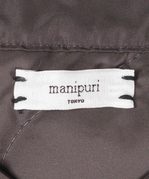 manipuri（マニプリ）の「【SE1】【manipuri/マニプリ】 0143401019 ミリタリー クルーネック レオパードドット ライナー ジャケット（ダウンジャケット/コート・レディース・ブラウン・ONE）」の5枚目の写真