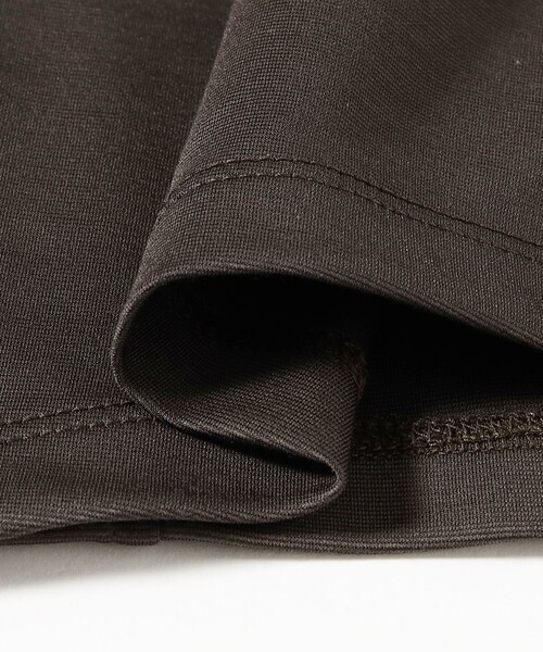 Demi-Luxe BEAMS（デミルクス ビームス）の「アシンメトリー ドレープ プルオーバー［接触冷感］（Tシャツ/カットソー・レディース・ホワイト/チャコールグレー・ONE SIZE）」の21枚目の写真