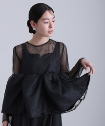 ワイドパンツ パンツドレス 結婚式 二次会&セットアップ ペプラム ビスチェ シアーお呼ばれ フォーマル ロング丈 オケージョンドレス 同窓会 成人式