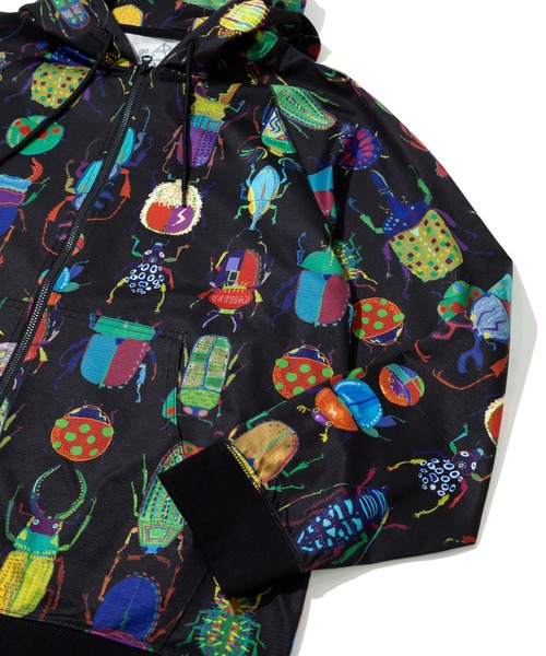 go slow caravan（ゴースローキャラバン）の「ドットテック ニット ZIP フーディー（パーカー・メンズ・その他1/パープル系その他・X-LARGE/LARGE/MEDIUM）」の5枚目の写真