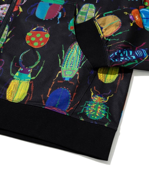 go slow caravan（ゴースローキャラバン）の「ドットテック ニット ZIP フーディー（パーカー・メンズ・その他1/パープル系その他・X-LARGE/LARGE/MEDIUM）」の6枚目の写真