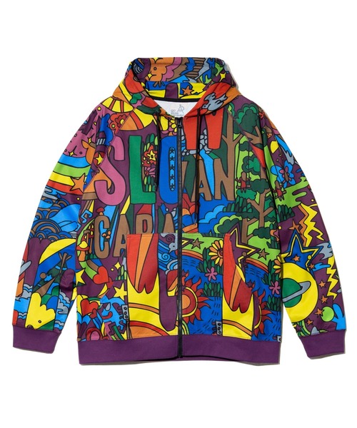 go slow caravan（ゴースローキャラバン）の「ドットテック ニット ZIP フーディー（パーカー・メンズ・その他1/パープル系その他・X-LARGE/LARGE/MEDIUM）」の16枚目の写真