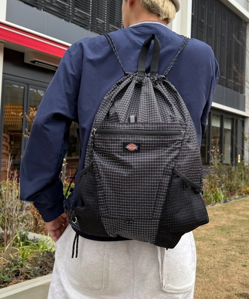 Dickies(ディッキーズ)の「【Dickies】ディッキーズ ATHLETIC KNAPSACK GRID/アスレチック ナップサック グリッド(バックパック/リュック・メンズ・グレー/ホワイト/カーキ/ブラック・FREE)」の15枚目の写真