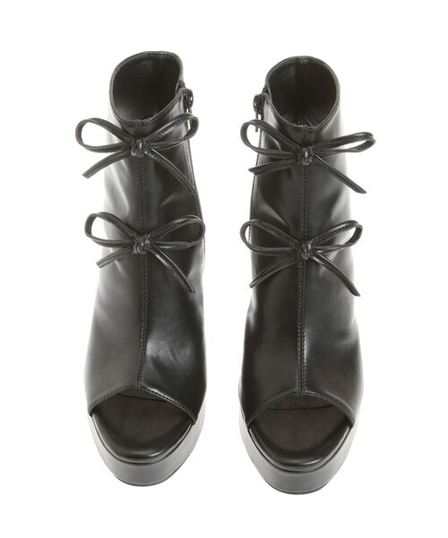 EATME(イートミー)の「ダブルリボンブーツサンダル(サンダル・レディース・ブラック/アイボリー・LARGE/MEDIUM/SMALL)」の12枚目の写真
