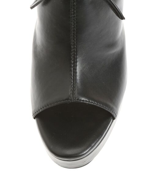 EATME(イートミー)の「ダブルリボンブーツサンダル(サンダル・レディース・ブラック/アイボリー・LARGE/MEDIUM/SMALL)」の4枚目の写真