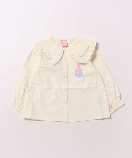 Disney(ディズニー)の「ディズニー プリンセス / レース襟ブラウス 1544K(シャツ/ブラウス・キッズ・ホワイト/オフホワイト・100cm/110cm/120cm/130cm)」の2枚目の写真