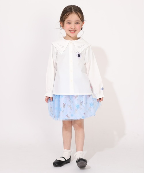 Disney(ディズニー)の「ディズニー プリンセス / レース襟ブラウス 1544K(シャツ/ブラウス・キッズ・ホワイト/オフホワイト・100cm/110cm/120cm/130cm)」の8枚目の写真