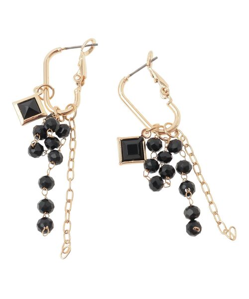 AMERICAN HOLIC（アメリカンホリック）の「チェーン ビーズピアス（ピアス（両耳用）・レディース・ブラック・FREE）」の7枚目の写真