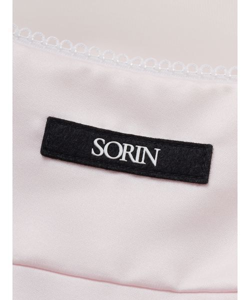 SORIN（ソリン　）の「Sheer Cami Dress/シアーキャミドレス（ワンピース・レディース・ライトピンク/ブラック/オフホワイト・38/36）」の10枚目の写真