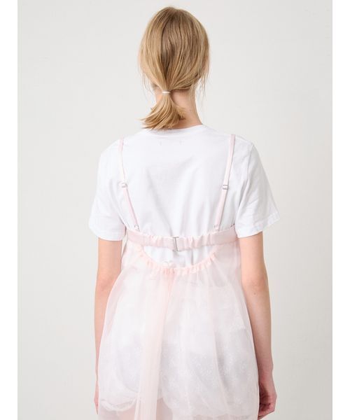 SORIN（ソリン　）の「Sheer Cami Dress/シアーキャミドレス（ワンピース・レディース・ライトピンク/ブラック/オフホワイト・38/36）」の13枚目の写真