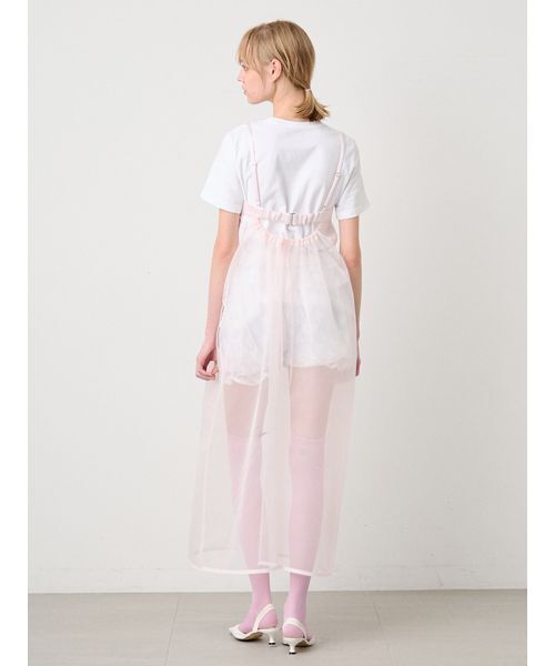SORIN（ソリン　）の「Sheer Cami Dress/シアーキャミドレス（ワンピース・レディース・ライトピンク/ブラック/オフホワイト・38/36）」の15枚目の写真