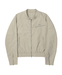 SECONDMONO（セカンドモノローグ）の「Coated Nylon Zip Jacket [BEIGE]_SEJK034BEIGE（MA-1）」
