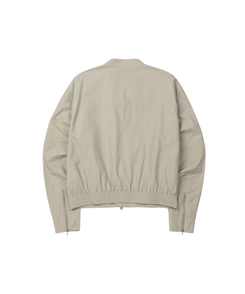 SECONDMONO（セカンドモノローグ）の「Coated Nylon Zip Jacket [BEIGE]_SEJK034BEIGE（ブルゾン・レディース・その他・SMALL/MEDIUM/LARGE）」の17枚目の写真