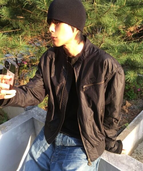 SECONDMONO（セカンドモノローグ）の「Coated Nylon Zip Jacket [BEIGE]_SEJK034BEIGE（ブルゾン・レディース・その他・SMALL/MEDIUM/LARGE）」の14枚目の写真