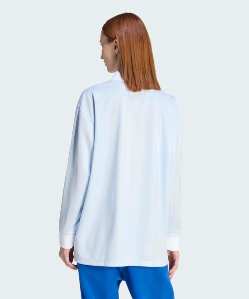 adidas（アディダス）の「サッカー 長袖 Tシャツ / ロンT / アディダスオリジナルス adidas Originals（Tシャツ/カットソー・レディース・ピンク/ブルー・MEDIUM/LARGE/X-LARGE/XX-LARGE/X-SMALL/SMALL）」の10枚目の写真