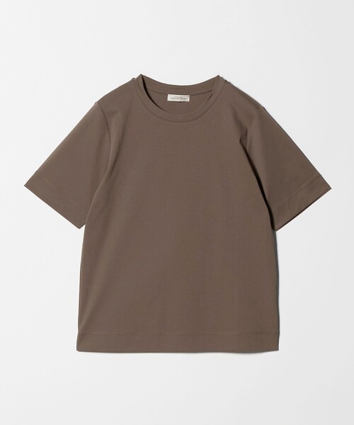 green label relaxing（グリーンレーベルリラクシング）の「スタンダード Tシャツ 制菌（Tシャツ/カットソー・レディース・ダークブラウン/ライム/ダークグレー/ベージュ/オフホワイト・38/40）」の9枚目の写真