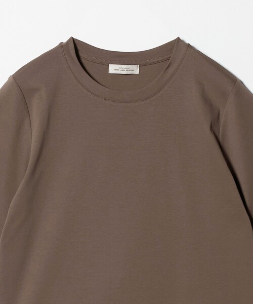 green label relaxing（グリーンレーベルリラクシング）の「スタンダード Tシャツ 制菌（Tシャツ/カットソー・レディース・ダークブラウン/ライム/ダークグレー/ベージュ/オフホワイト・38/40）」の11枚目の写真