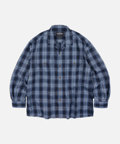 FRIZMWORKS(フリズムワークス)の「CHECK OG 107 SHIRT _ BLUE(シャツ/ブラウス・メンズ・その他・SMALL/MEDIUM/LARGE/X-LARGE)」の1枚目の写真