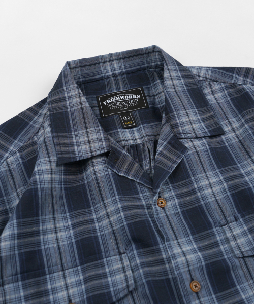 FRIZMWORKS(フリズムワークス)の「CHECK OG 107 SHIRT _ BLUE(シャツ/ブラウス・メンズ・その他・SMALL/MEDIUM/LARGE/X-LARGE)」の3枚目の写真