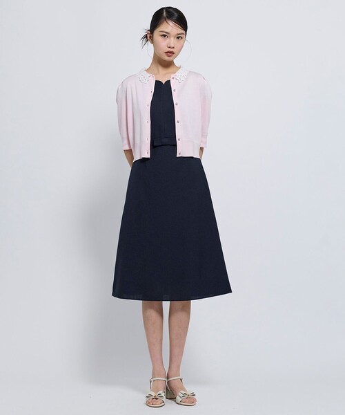 TOCCA(トッカ)の「BRIGHT BREEZE ドレス(ワンピース・レディース・ピンク系/ネイビー系・00/0/2/4/6)」の6枚目の写真