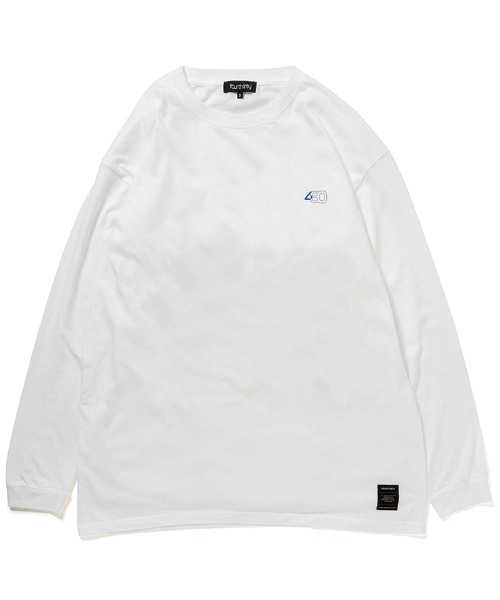 430（フォーサーティ）の「mlt5653- NF BIG LOVE FLOWER L-S TEE カットソー(26-128)（Tシャツ/カットソー・メンズ・ブラック系その他/アッシュ/サックスブルー/ブラック/ネイビー/グリーン/ホワイト・3/2/1/0）」の2枚目の写真