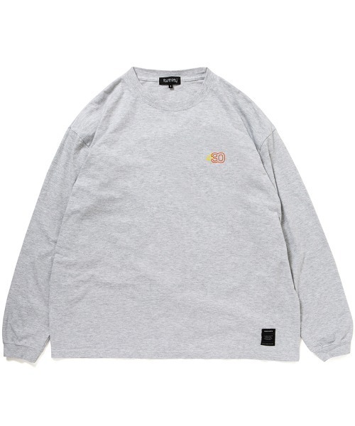 430（フォーサーティ）の「mlt5653- NF BIG LOVE FLOWER L-S TEE カットソー(26-128)（Tシャツ/カットソー・メンズ・ブラック系その他/アッシュ/サックスブルー/ブラック/ネイビー/グリーン/ホワイト・3/2/1/0）」の12枚目の写真