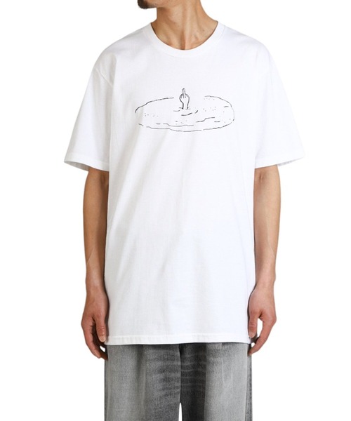 FUCKING AWESOME（ファッキングオーサム）の「FUCKING AWESOME / ファッキンオーサム：Fuck The World Short Sleeve Tee：FA-FTWSST[WAX]（Tシャツ/カットソー・メンズ・ホワイト・XL/L）」の5枚目の写真