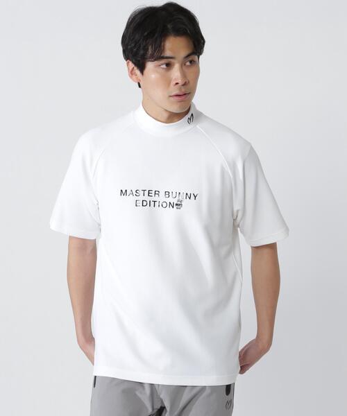 MASTER BUNNY EDITION(マスターバニーエディション)の「【SWAGGY BUNNY】ナイロンスムース半袖ハイネックカットソー(Tシャツ/カットソー・メンズ・ピンク/ブラック/ホワイト・LARGE/MEDIUM/X-LARGE)」の2枚目の写真