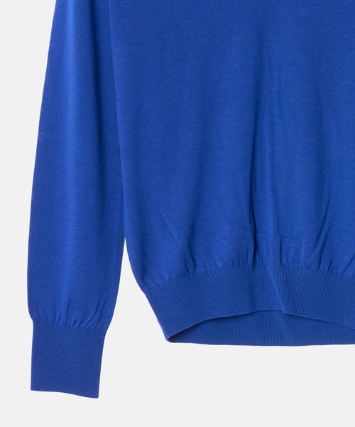 LE CIEL BLEU（ルシェルブルー）の「デタッチャブルスカーフVニット / Detachable Scarf V Knit（ニット/セーター・レディース・レッド/ブルー/グレー・36）」の10枚目の写真