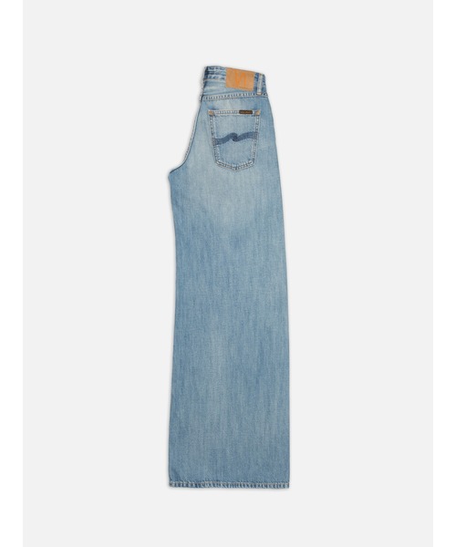 Nudie Jeans(ヌーディージーンズ)の「Nudie Jeans/ヌーディージーンズ Sonic Sue / ルーズフィットAラインレッグジーンズ / Blue Wave / レングス28(デニムパンツ・レディース・ライトインディゴブルー・25/26/27/28)」の3枚目の写真