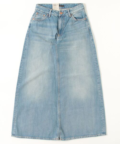 Nudie Jeans(ヌーディージーンズ)の「Nudie Jeans/ヌーディージーンズ Sonic Sue / ルーズフィットAラインレッグジーンズ / Blue Wave / レングス28(デニムパンツ・レディース・ライトインディゴブルー・25/26/27/28)」の7枚目の写真