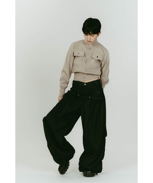 Knuth Marf（クヌースマーフ）の「cling drape denim pants(unisex