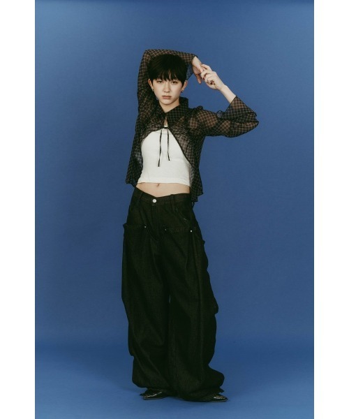 Knuth Marf（クヌースマーフ）の「cling drape denim pants(unisex
