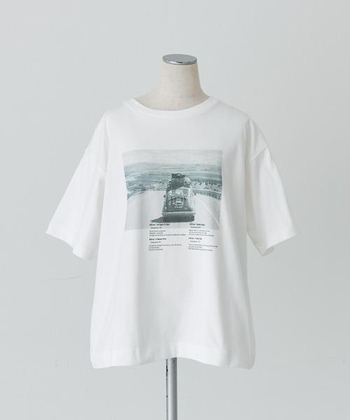 PUAL CE CIN（ピュアルセシン）の「アソートフォトプリントTシャツ（Tシャツ/カットソー・レディース・グレー/オフホワイト・FREE）」の17枚目の写真