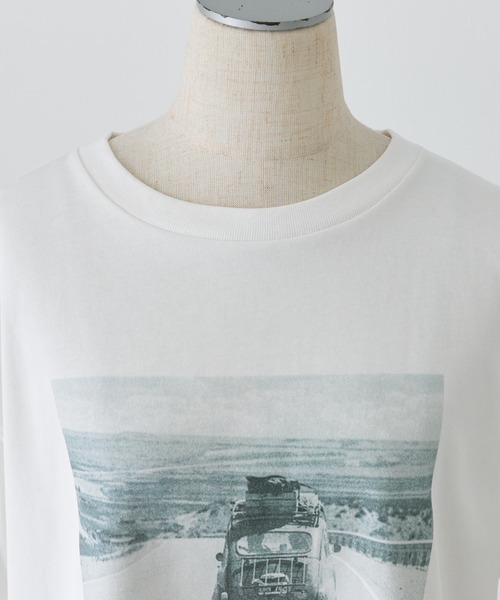 PUAL CE CIN（ピュアルセシン）の「アソートフォトプリントTシャツ（Tシャツ/カットソー・レディース・グレー/オフホワイト・FREE）」の20枚目の写真