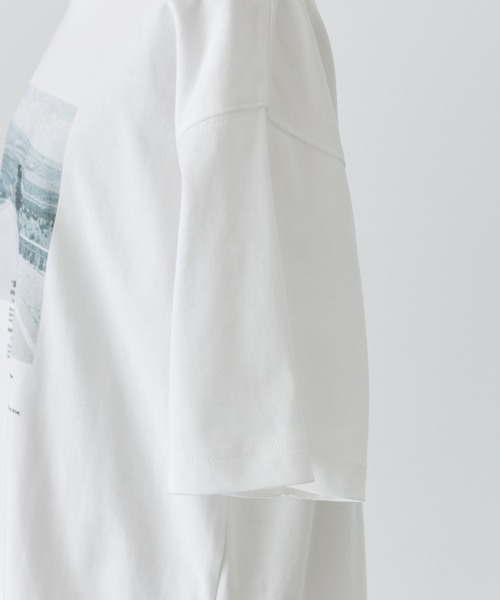 PUAL CE CIN（ピュアルセシン）の「アソートフォトプリントTシャツ（Tシャツ/カットソー・レディース・グレー/オフホワイト・FREE）」の22枚目の写真