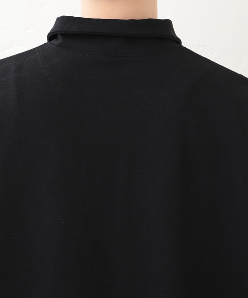 JOURNAL STANDARD LUXE（ジャーナルスタンダード　ラックス）の「《追加》デラヴェジャージー ポロワンピース（ワンピース・レディース・ブラック・MEDIUM）」の14枚目の写真