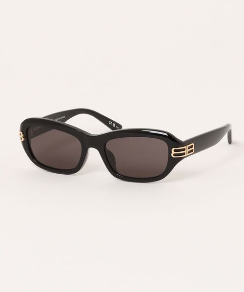 BALENCIAGA(バレンシアガ)の「【BALENCIAGA/バレンシアガ】スクエア サングラス BB0471SK 001 55 ブラック(サングラス・レディース・ブラック・FREE)」の1枚目の写真