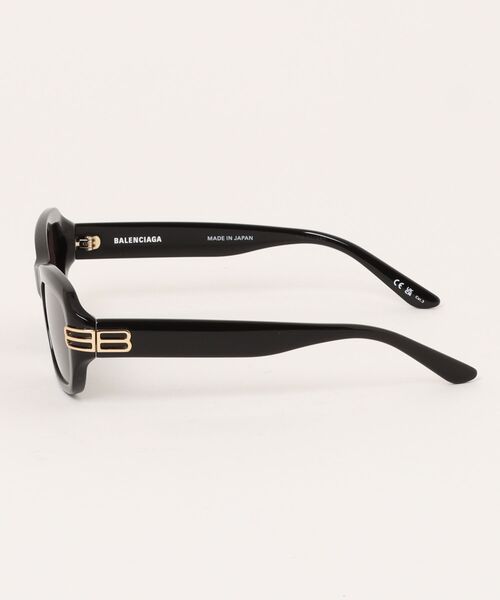 BALENCIAGA(バレンシアガ)の「【BALENCIAGA/バレンシアガ】スクエア サングラス BB0471SK 001 55 ブラック(サングラス・レディース・ブラック・FREE)」の2枚目の写真